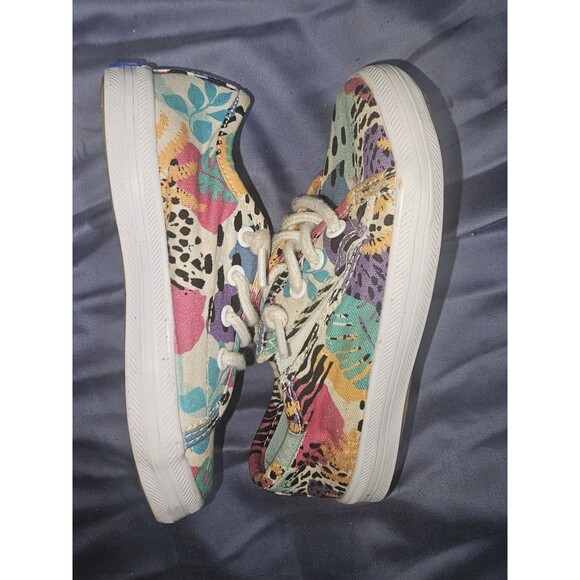 Keds Girls Colorful Sneakers Size 8c - Picture 5 of 8